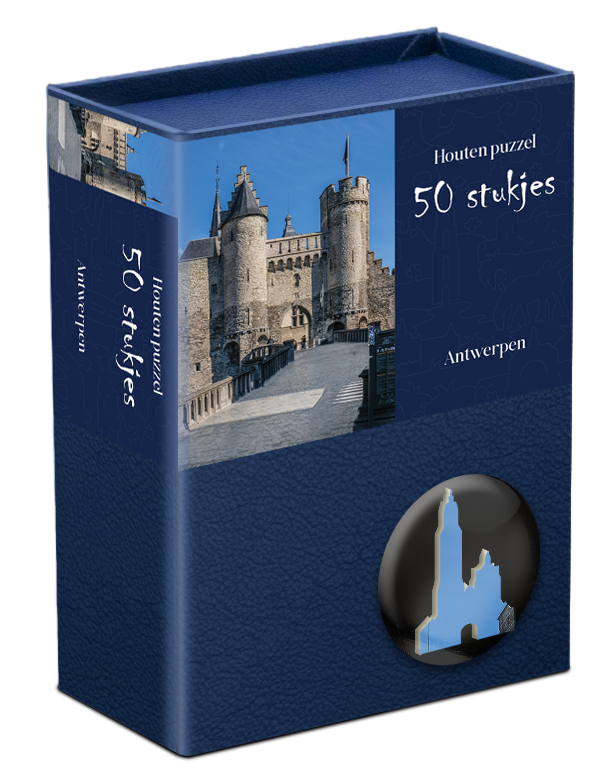 Houten Puzzel Antwerpen | 50 stukjes