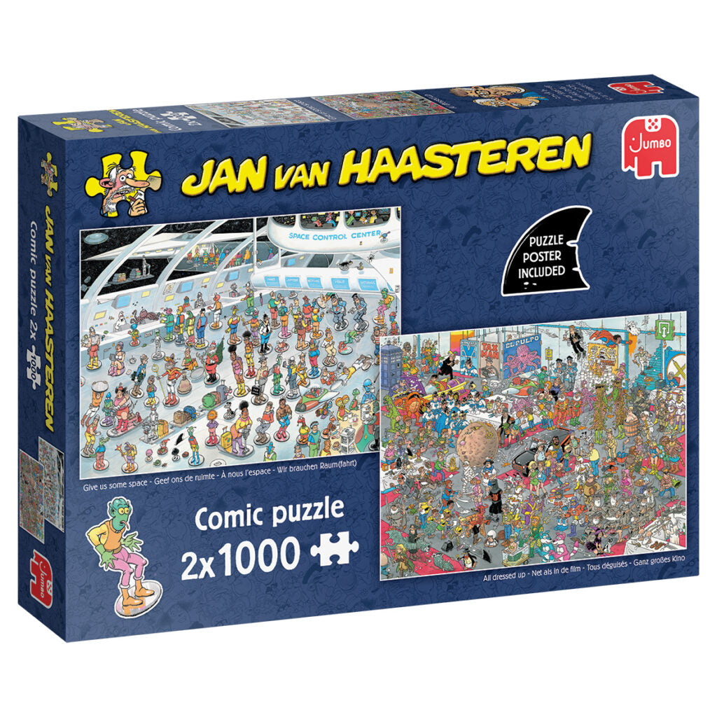 Geef ons de ruimte & Net als in de film | Jan van Haasteren | 2×1000 stukjes