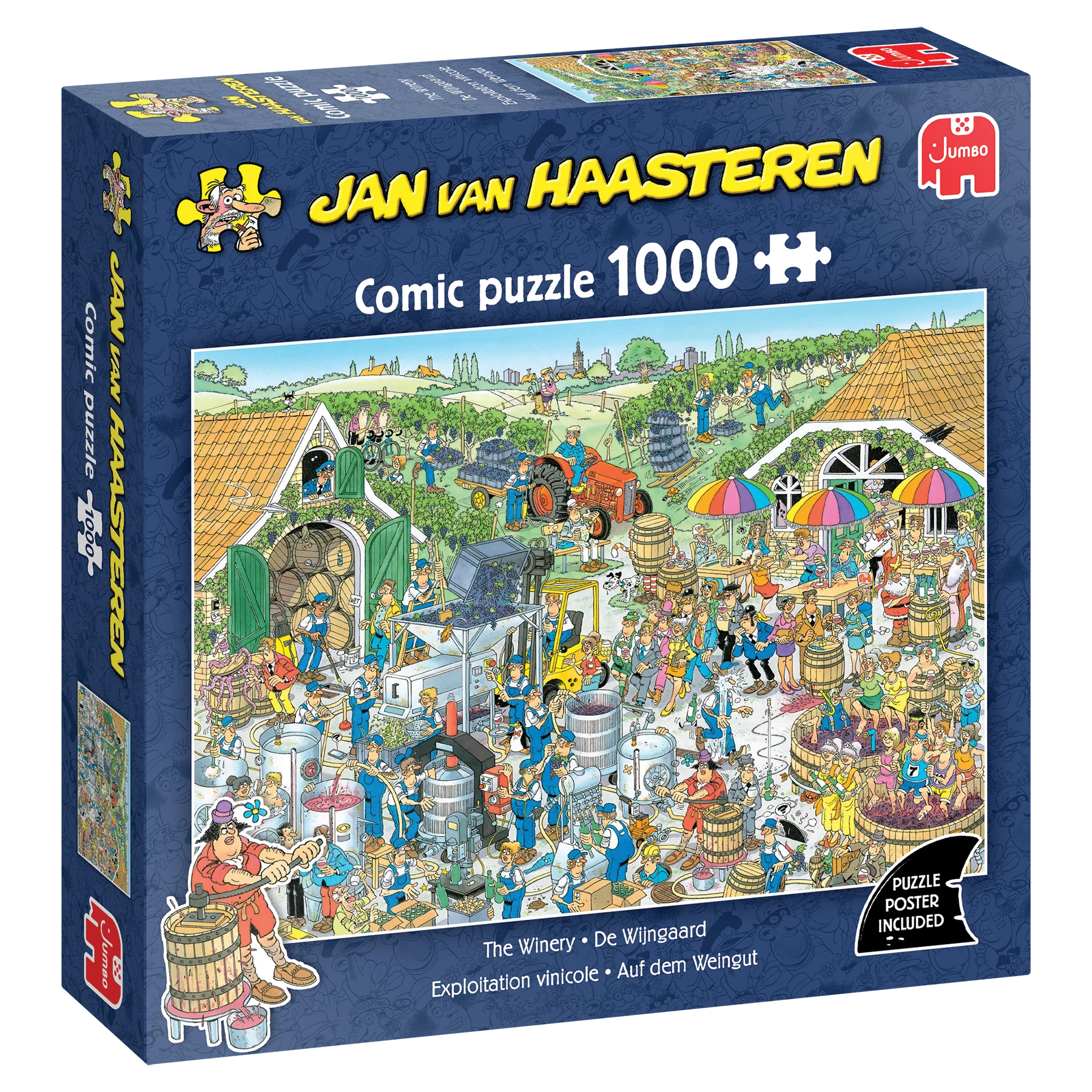De wijngaard | Jan van Haasteren | 1.000 stukjes